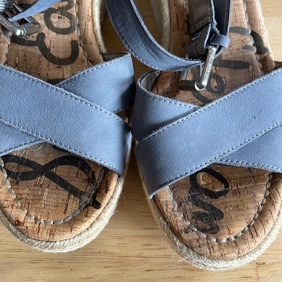 Sam Edelman wedge espadrille sandals - Picture 2 of 7